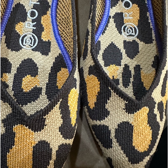 Rothy’s Cheetah Print Flats Comfort Shoes 6.5 - Picture 13 of 13